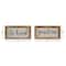 Set of 2 Brown Metal Farmhouse Sign Wall Decor, 12" x 6"